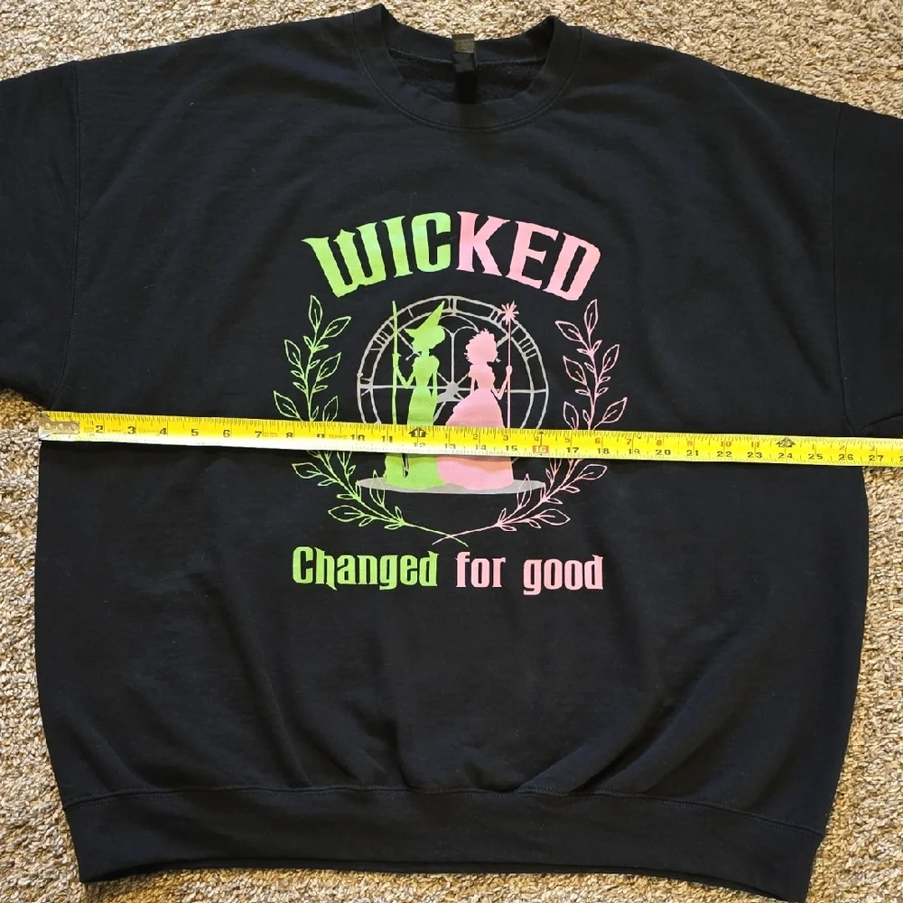Gildan "Wicked" Changed For Good Sweatshirt - Picture 6 of 6